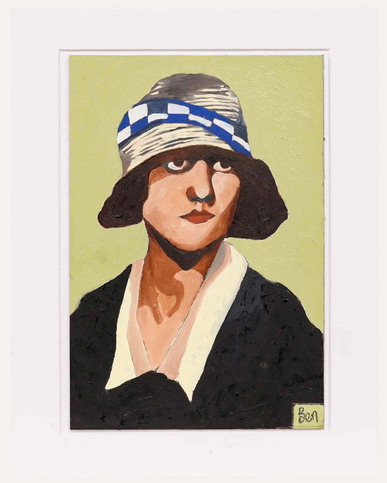 Ben Carrivick - Zeitgenössisches Öl, Eine elegante Dame