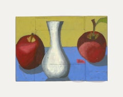 Ben Carrivick - Contemporary Oil, Still Life with Apples