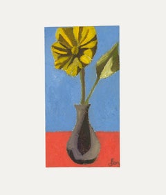 Ben Carrivick - Contemporary Oil, Yellow Gazania