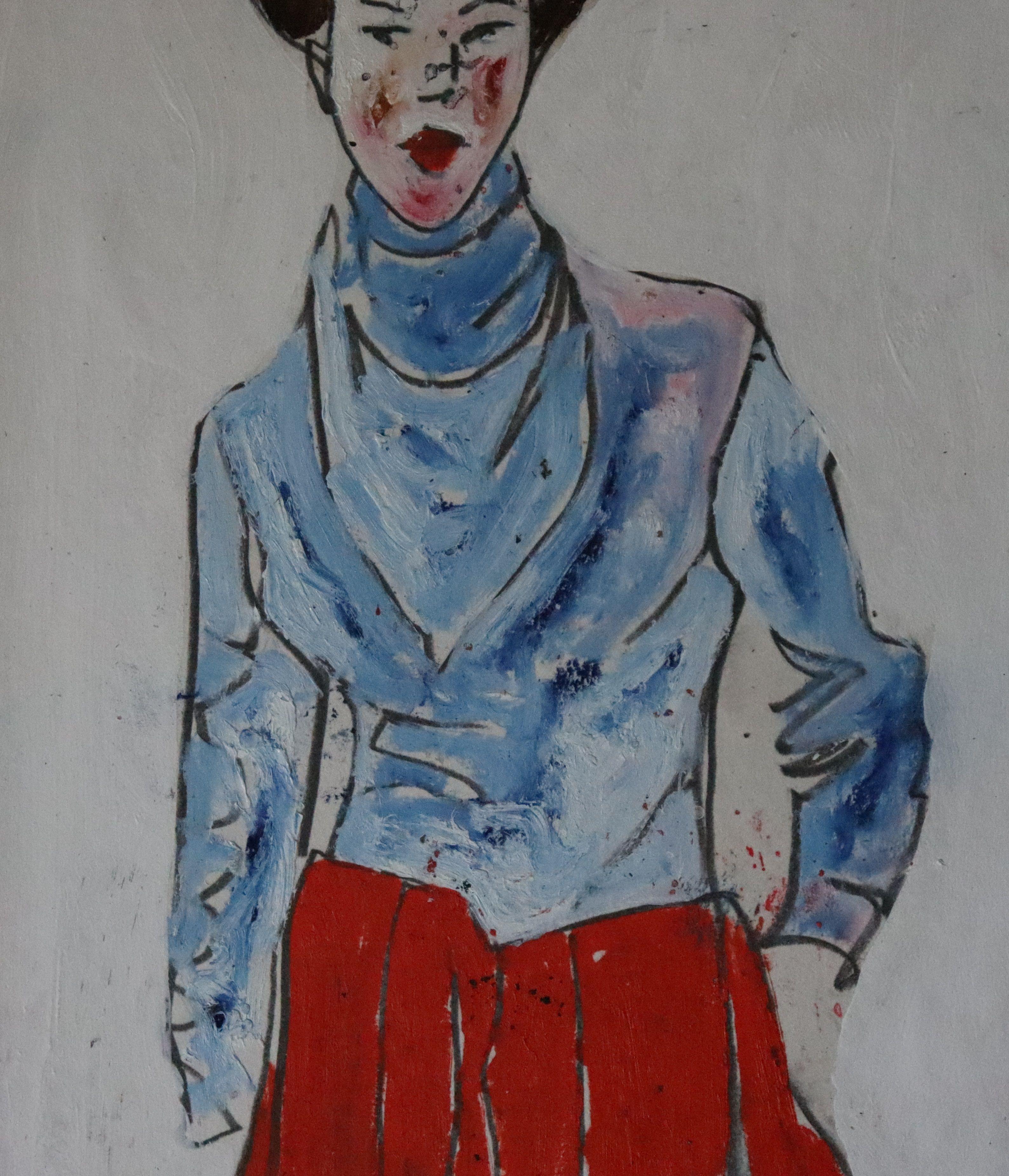 Dipinto nel 2021  dipinto montato :: Pittura :: Impressionista :: Questo pezzo viene fornito con un certificato ufficiale di autenticità firmato dall'artista :: Pronto da appendere: No :: Firmato: Yes :: Posizione della firma: in basso a destra ::