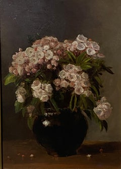 Benjamin Champney American Still Life Painting painted about 1880.