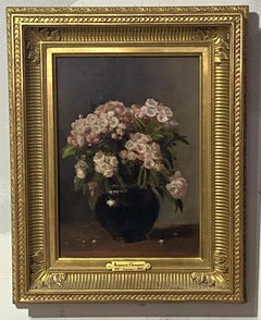 Benjamin Champney American Still Life Painting painted about 1880.