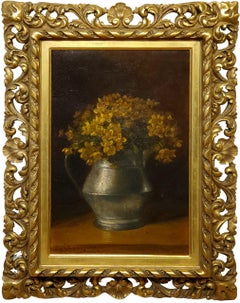 Still Life of Yellow Flowers by Benjamin Champney