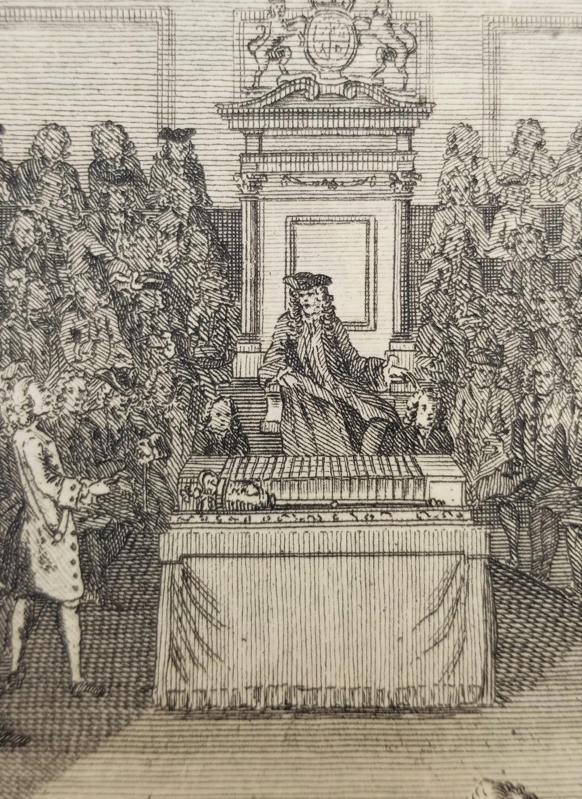 A View of the House of Commons /// George II English Parliament London England For Sale 5