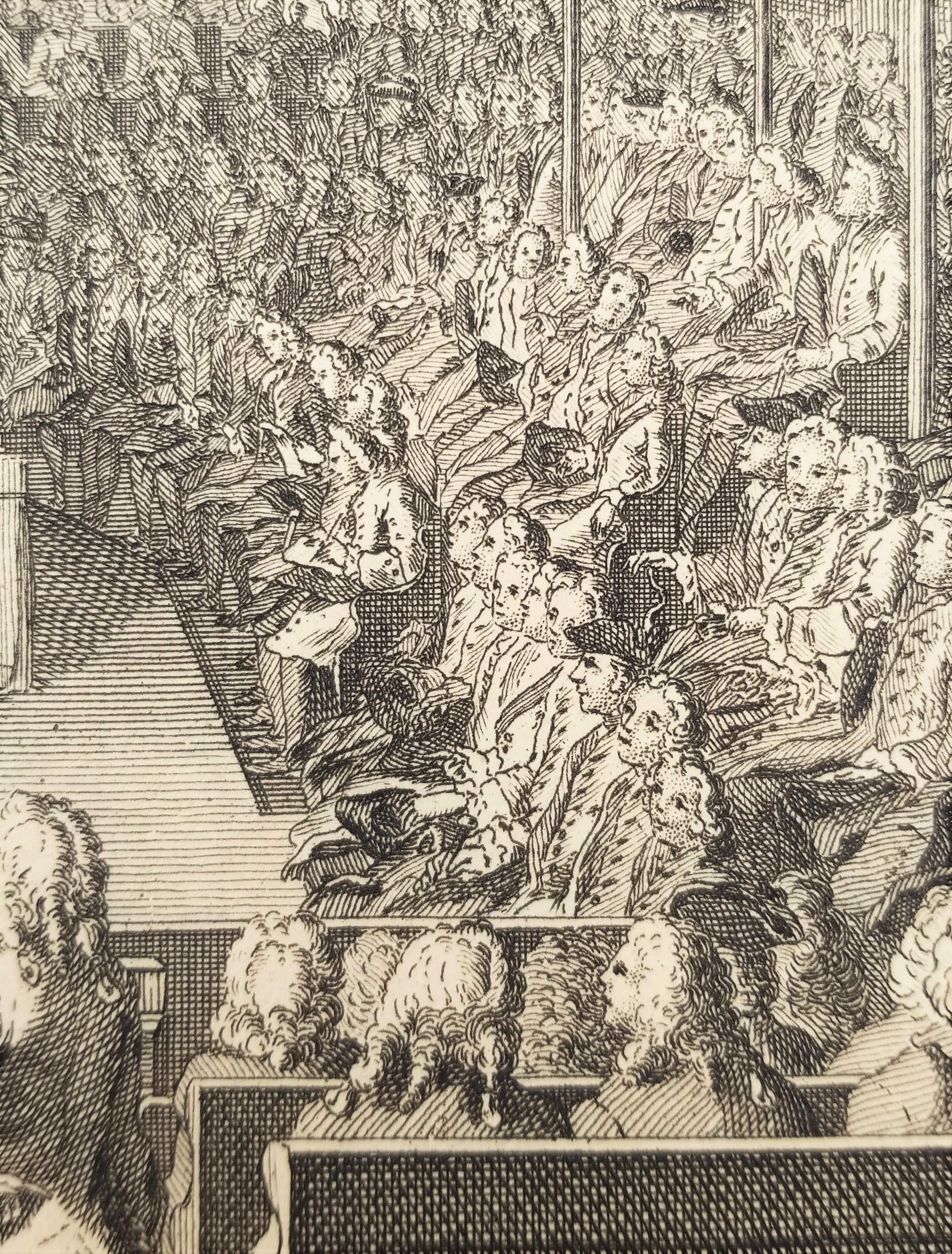 A View of the House of Commons /// George II English Parliament London England For Sale 7