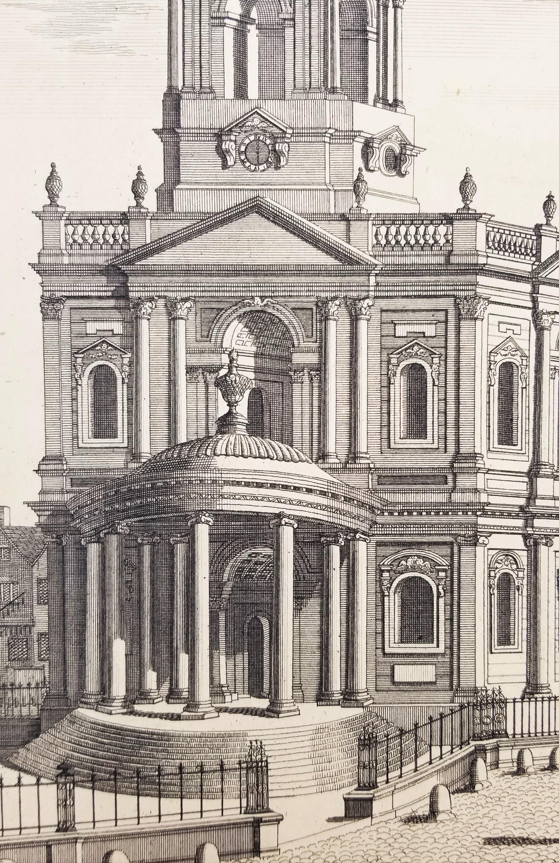 La perspectiva suroeste de la iglesia de Santa María en el Strand /// William Maitland en venta 5