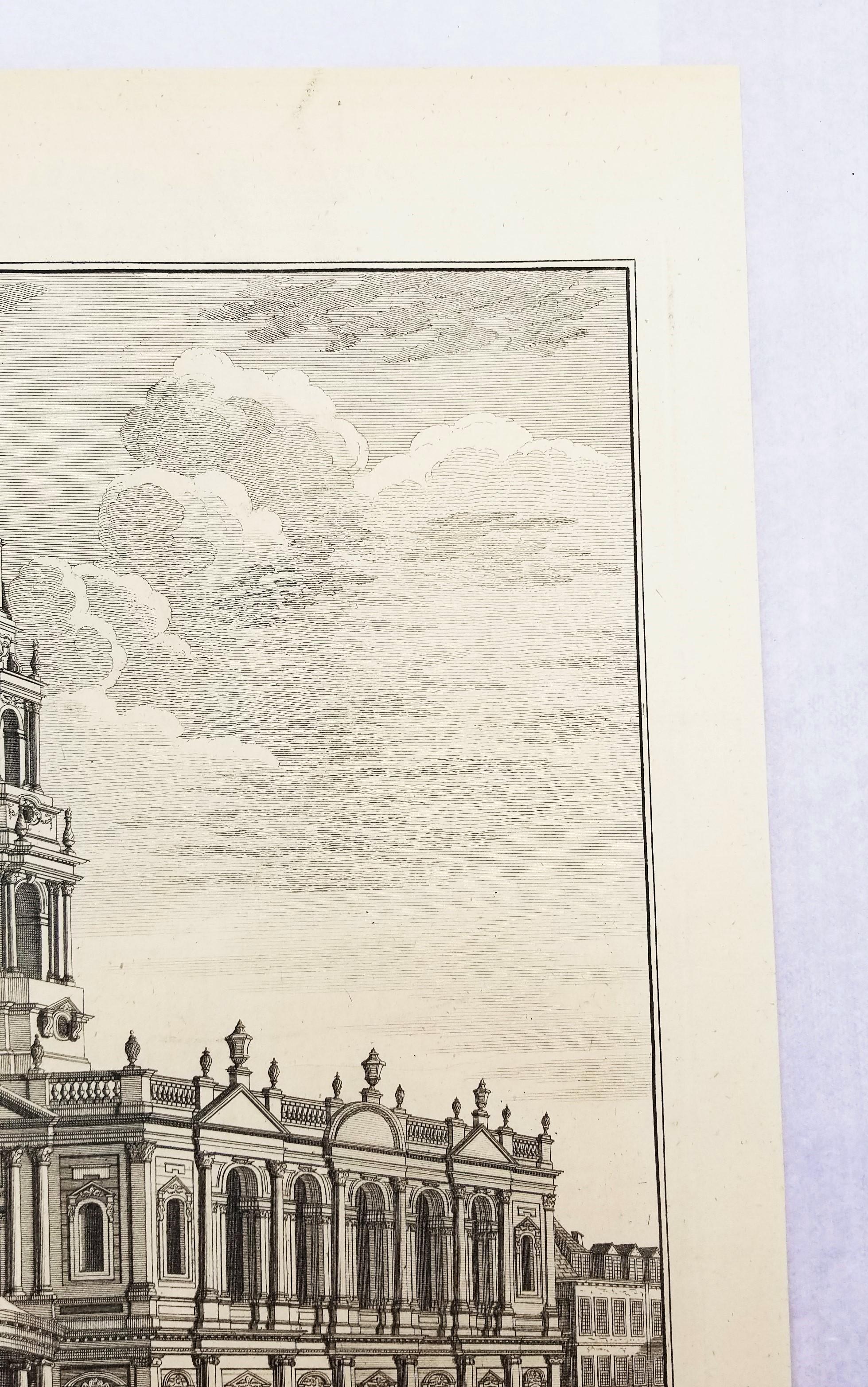 La perspectiva suroeste de la iglesia de Santa María en el Strand /// William Maitland en venta 1