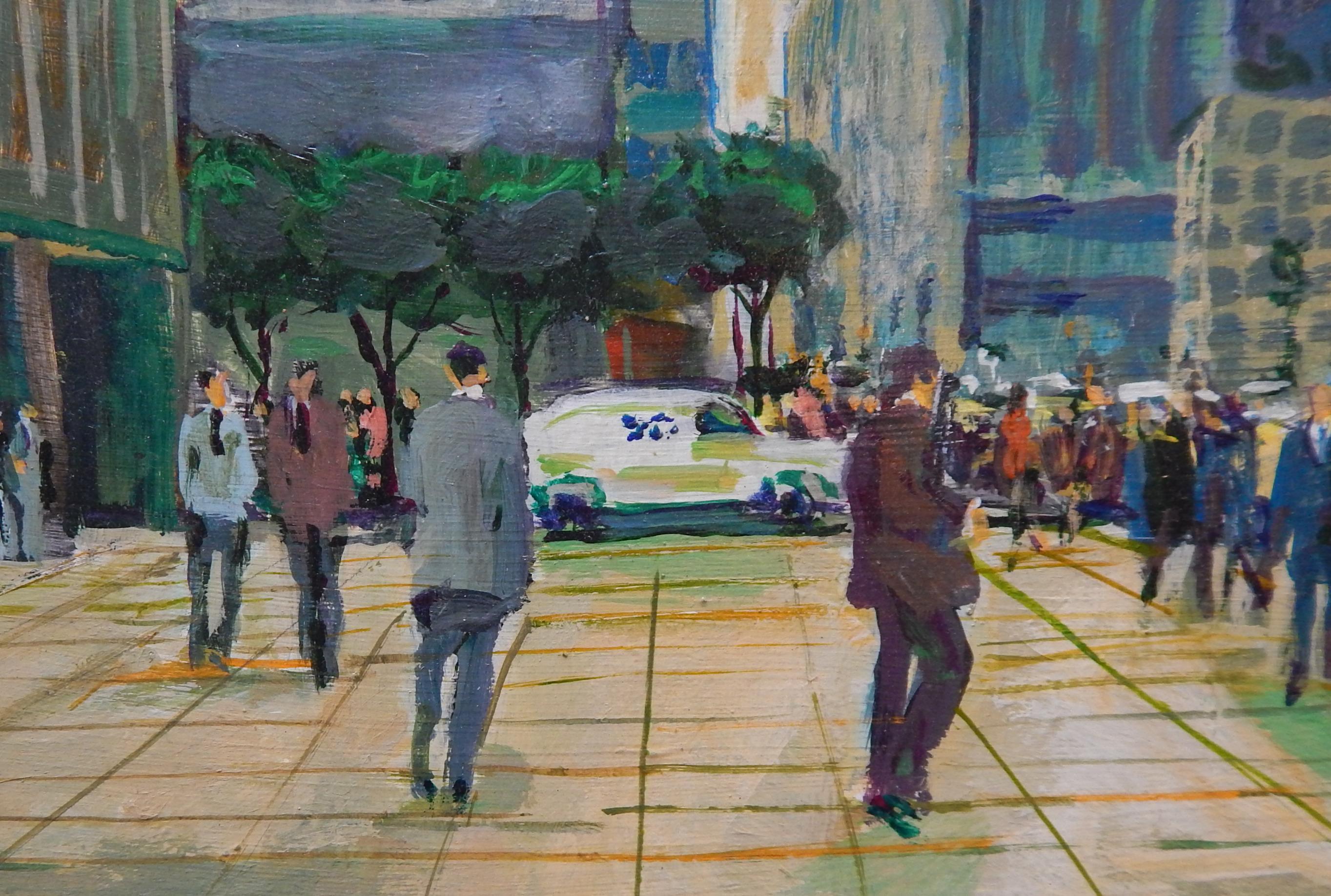 Benjamin Eisenstat, Artista di New York/Philadelphia, Olio su tavola, 1981 in vendita 1