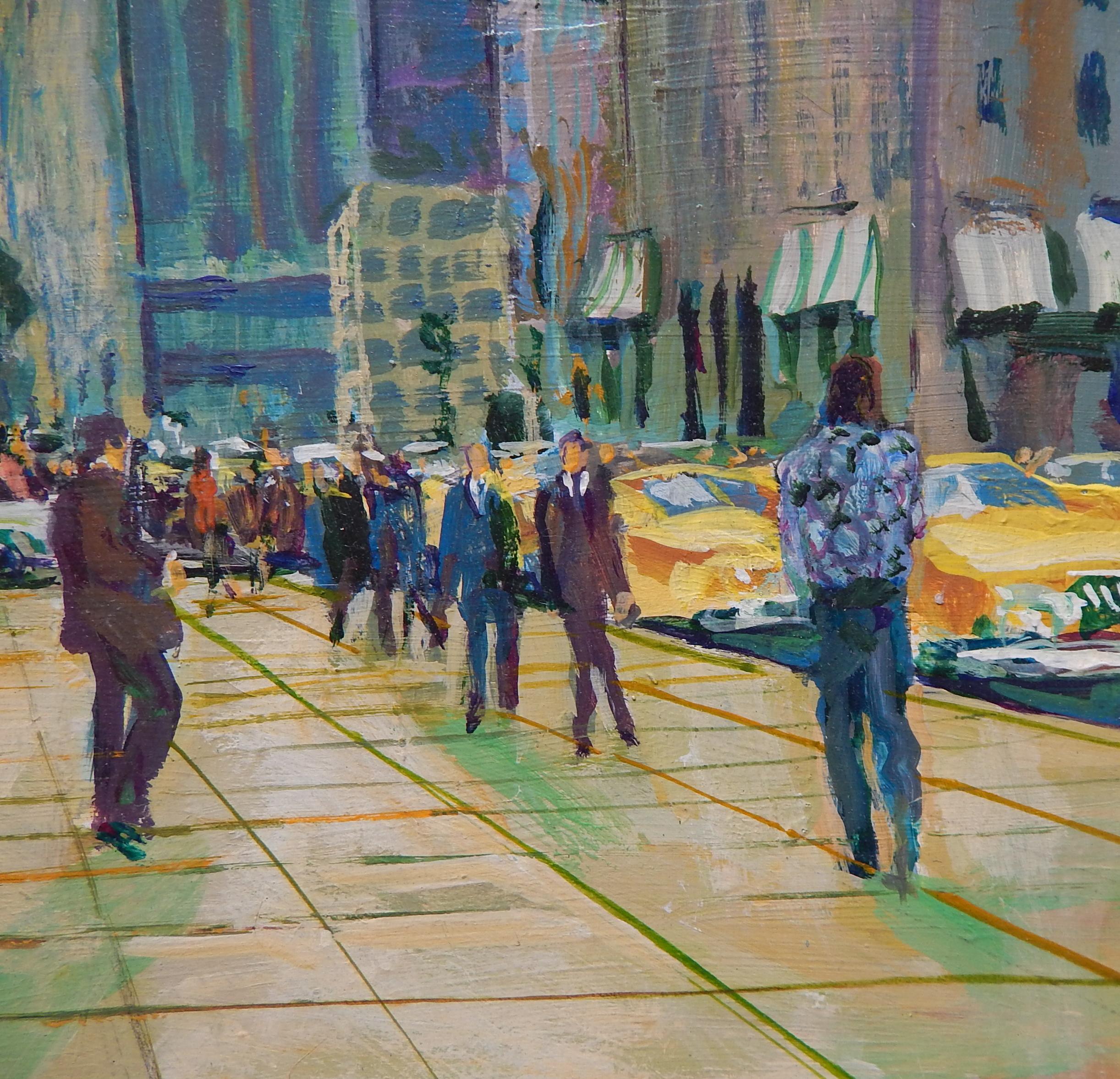 Benjamin Eisenstat, Artista di New York/Philadelphia, Olio su tavola, 1981 in vendita 3