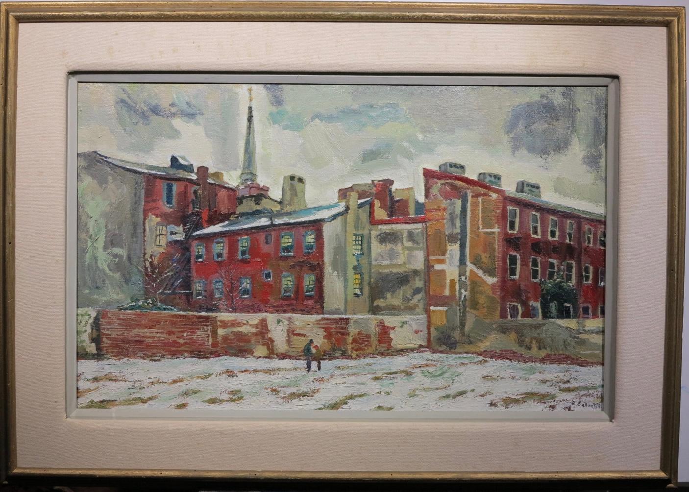 Society Hill, Philadelphia (Urban cityscape painting) 1