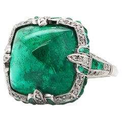 BENJAMIN FINE JEWELRY 12.50 cts Emerald 18K Ring