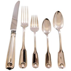 Benjamin Franklin Towle Sterling Silver Flatware Set for 12 Service 66 Pc Dinner