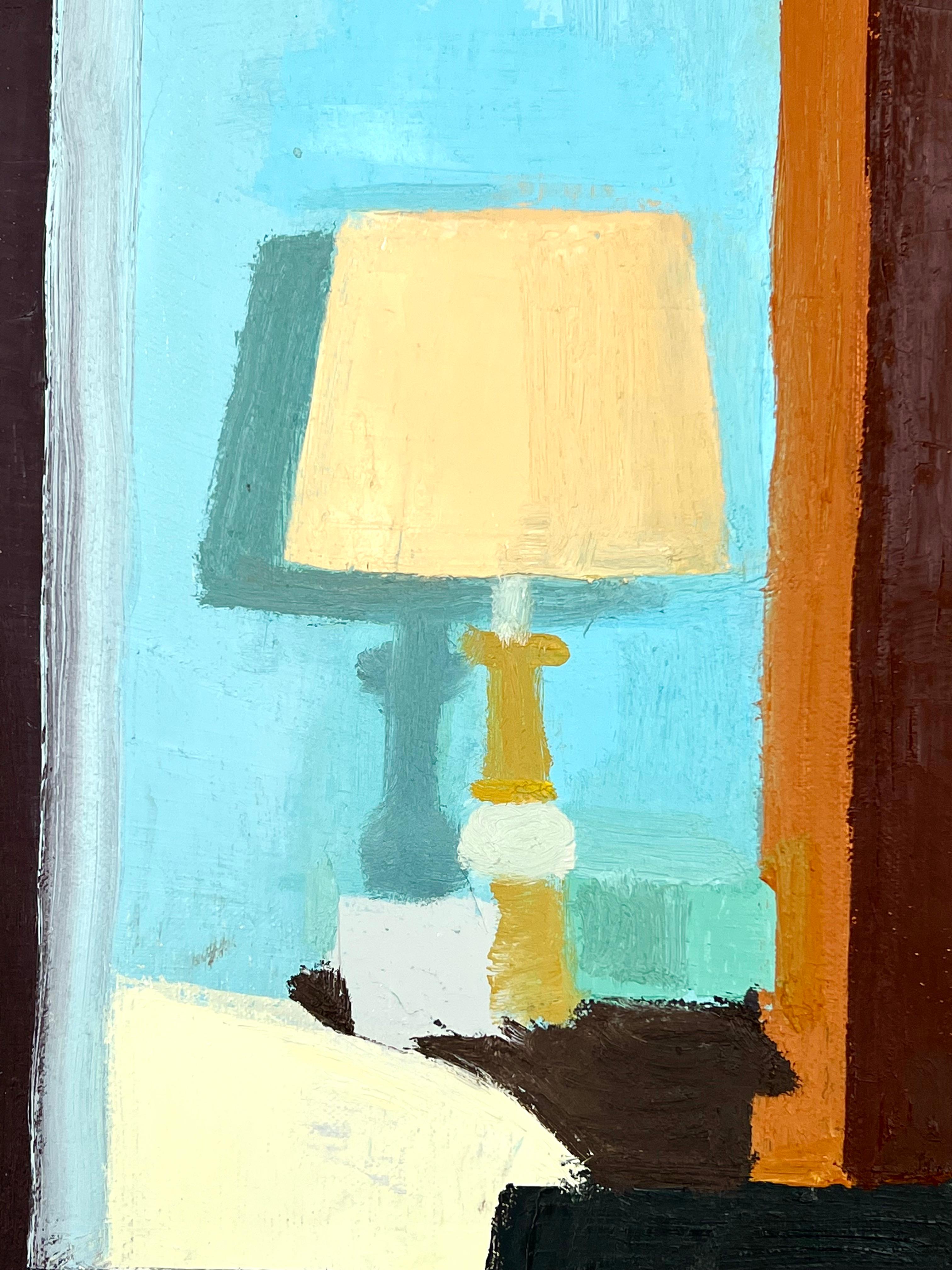 Hallway [Reflected] in the Dresser Mirror - Painting by Benjamin Frederick