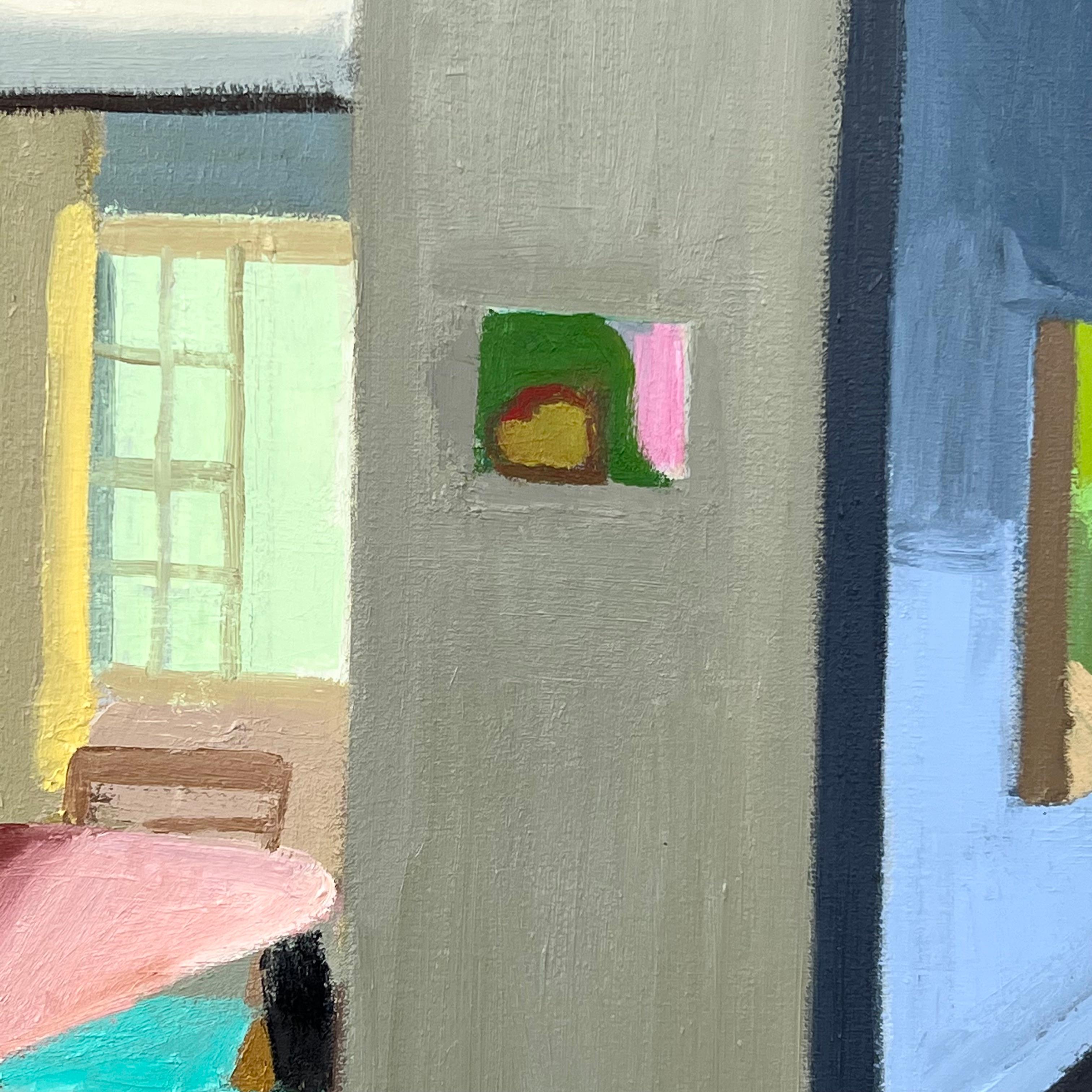Split Infinity [tra soggiorno e sala da pranzo] - Painting di Benjamin Frederick