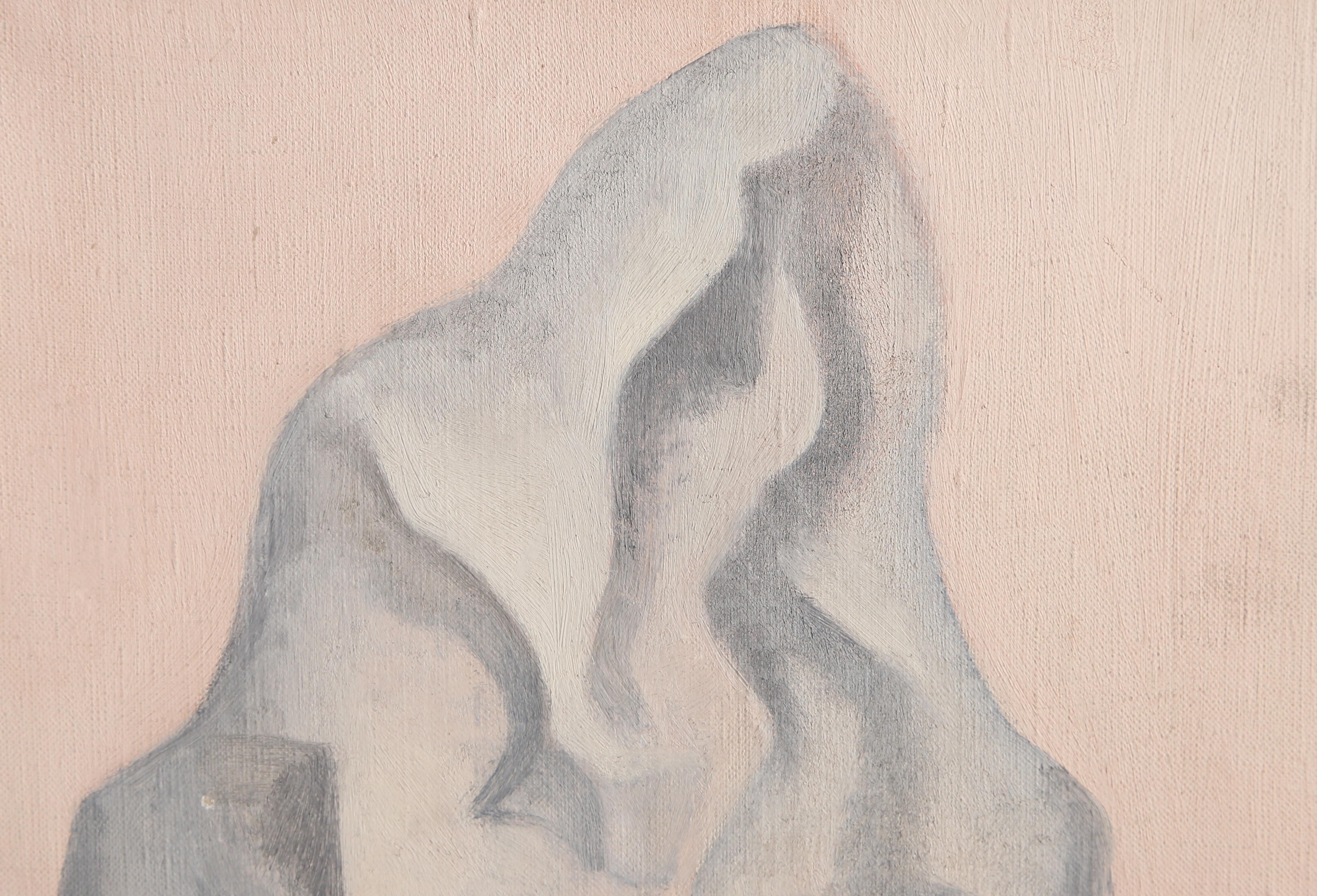 Abstraktes Gemälde „A Rock and a Hard Place“, Öl auf Leinwand, Gemälde von Benjamin Benno (Moderne), Painting, von Benjamin G. Benno
