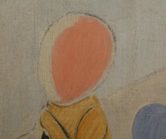 Abstract Form, pittura cubista su carta di Benjamin Benno