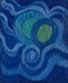 Embryo, Cubist Painting on Board by Benjamin Benno