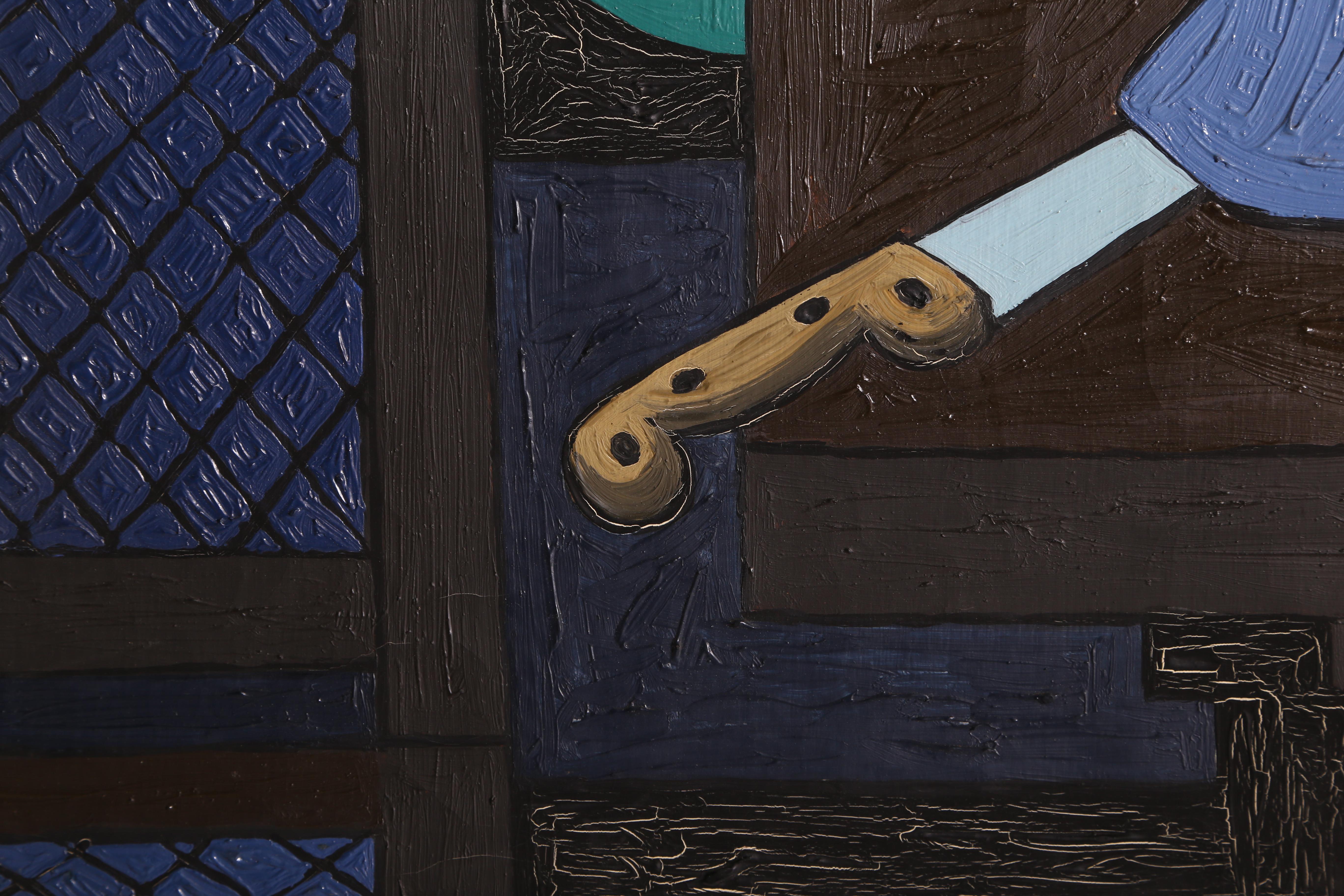 still life knife painting