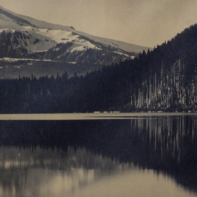 Benjamin Gifford "Sunrise on Mt. Hood at Lost Lake" For Sale at 1stdibs