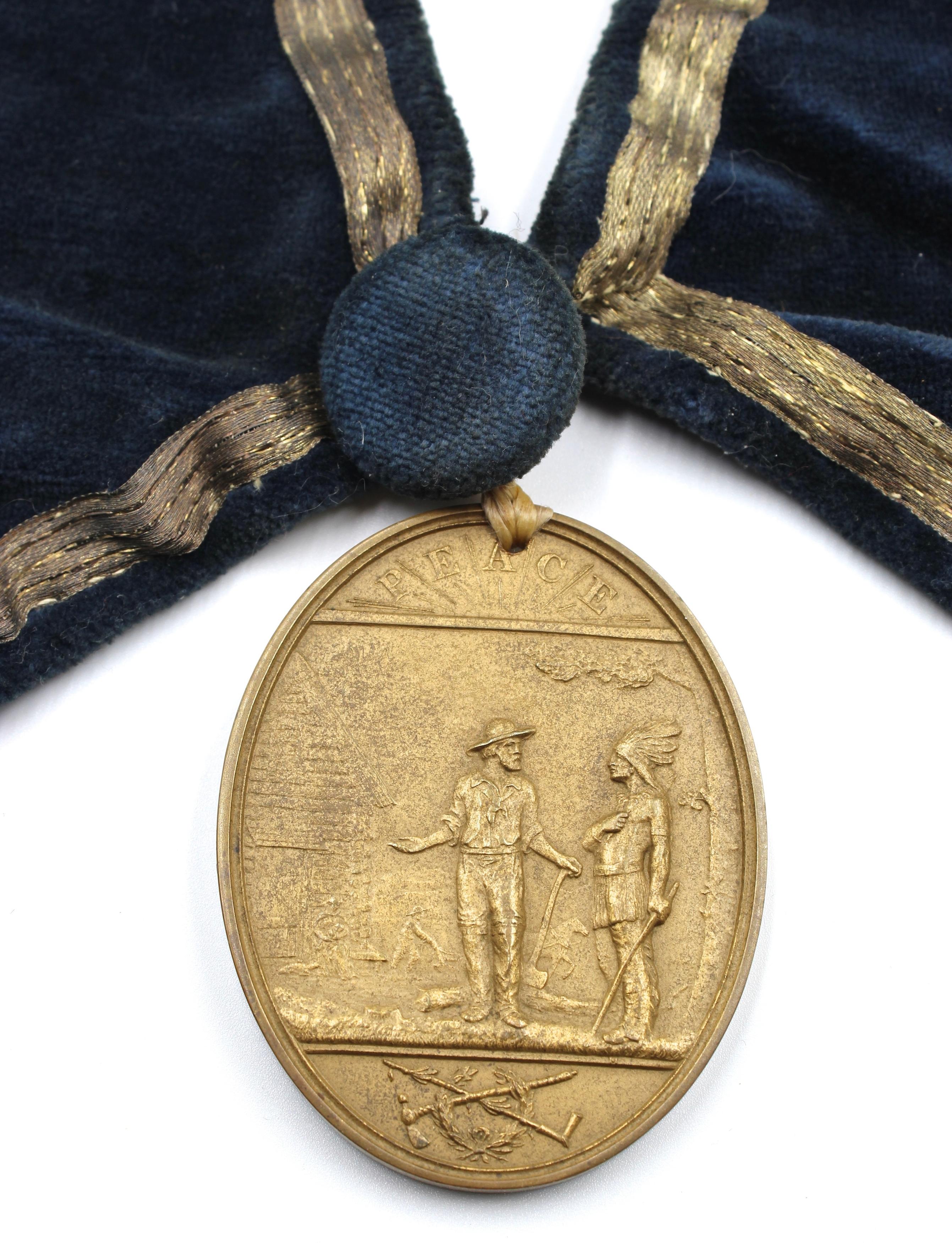 benjamin harrison peace medal