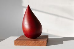 Cherry - Carved Cherry Wood, Internal Lead Ballast, Oil Pigment on Mahogany