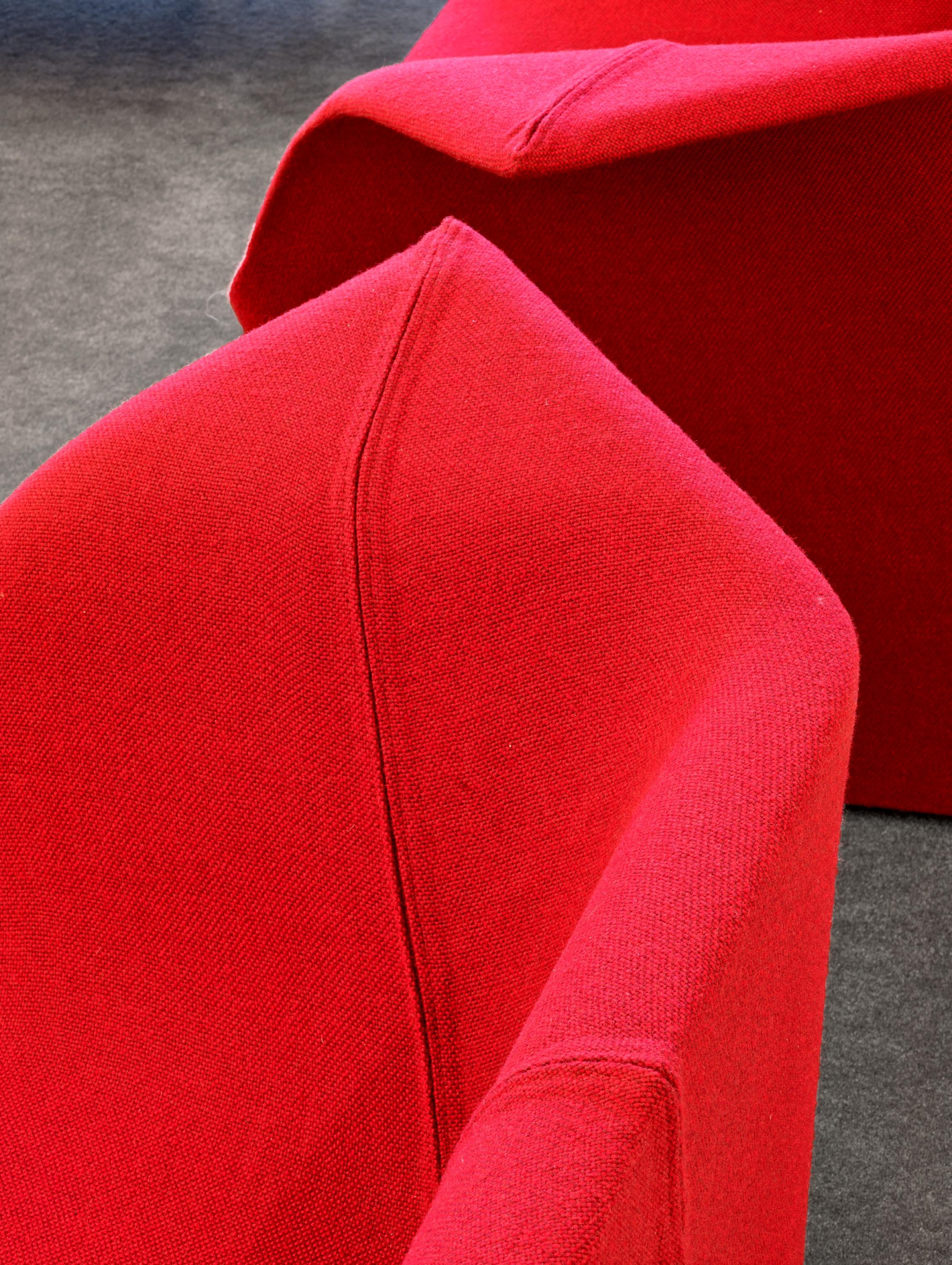 Metal Benjamin Hubert Garment Armchair in Fabric or Leather Upholstery for Cappellini