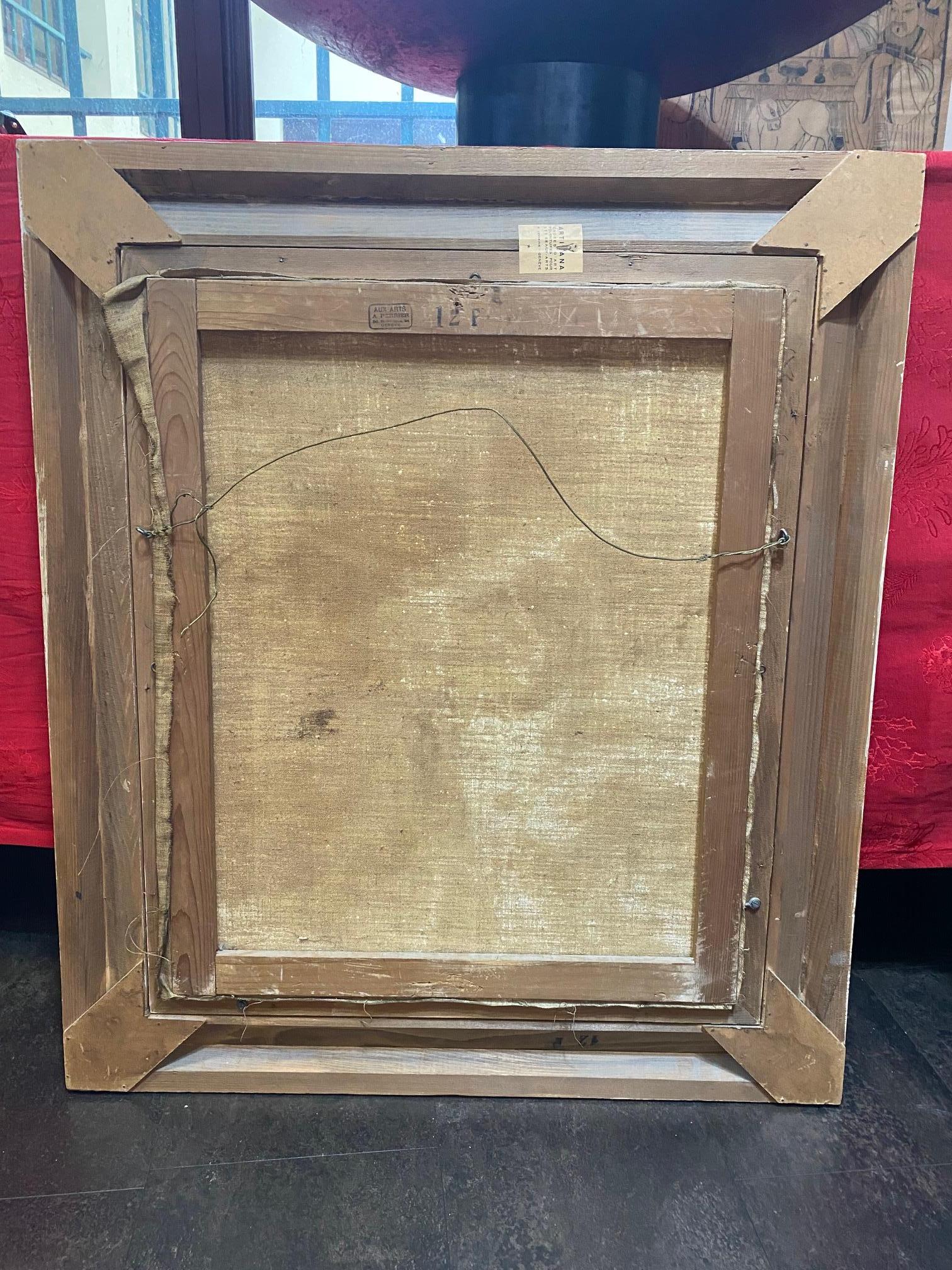 Natura morta di Benjamin II Vautier - Olio su tela 50x61 cm in vendita 5
