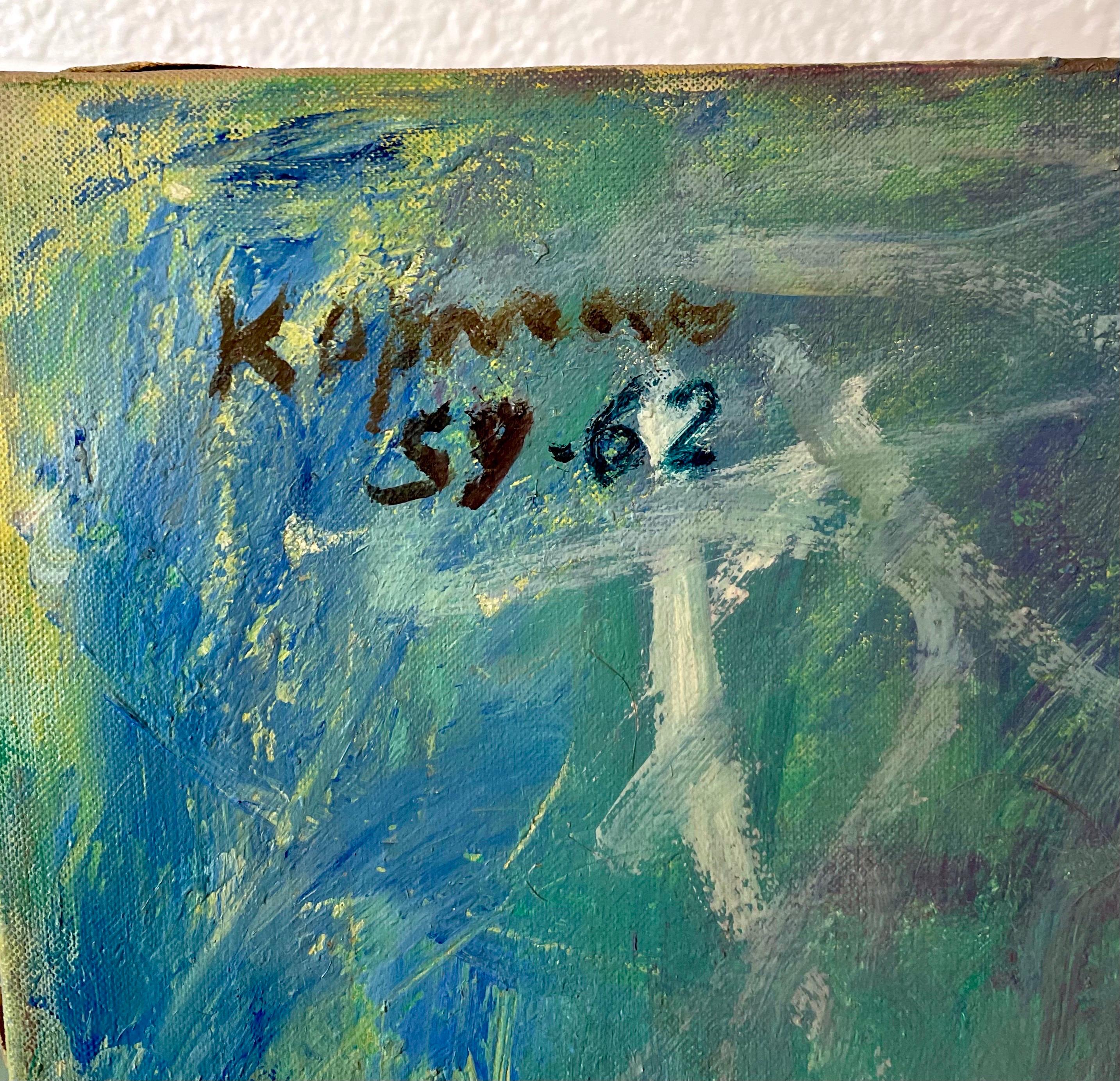 Ritratto di un gentiluomo, dipinto a olio modernista di grandi dimensioni in vendita 3