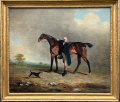 The Right Honourable Peniston Lamb, 1st Viscount Melbourne with Horse and Dog