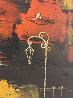 Untitled: Abstract Multicolored Landscape