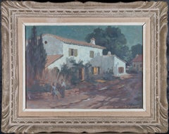 Benjamin Sarraillon (1901-1989) - 20th Century Oil, A White Rural House