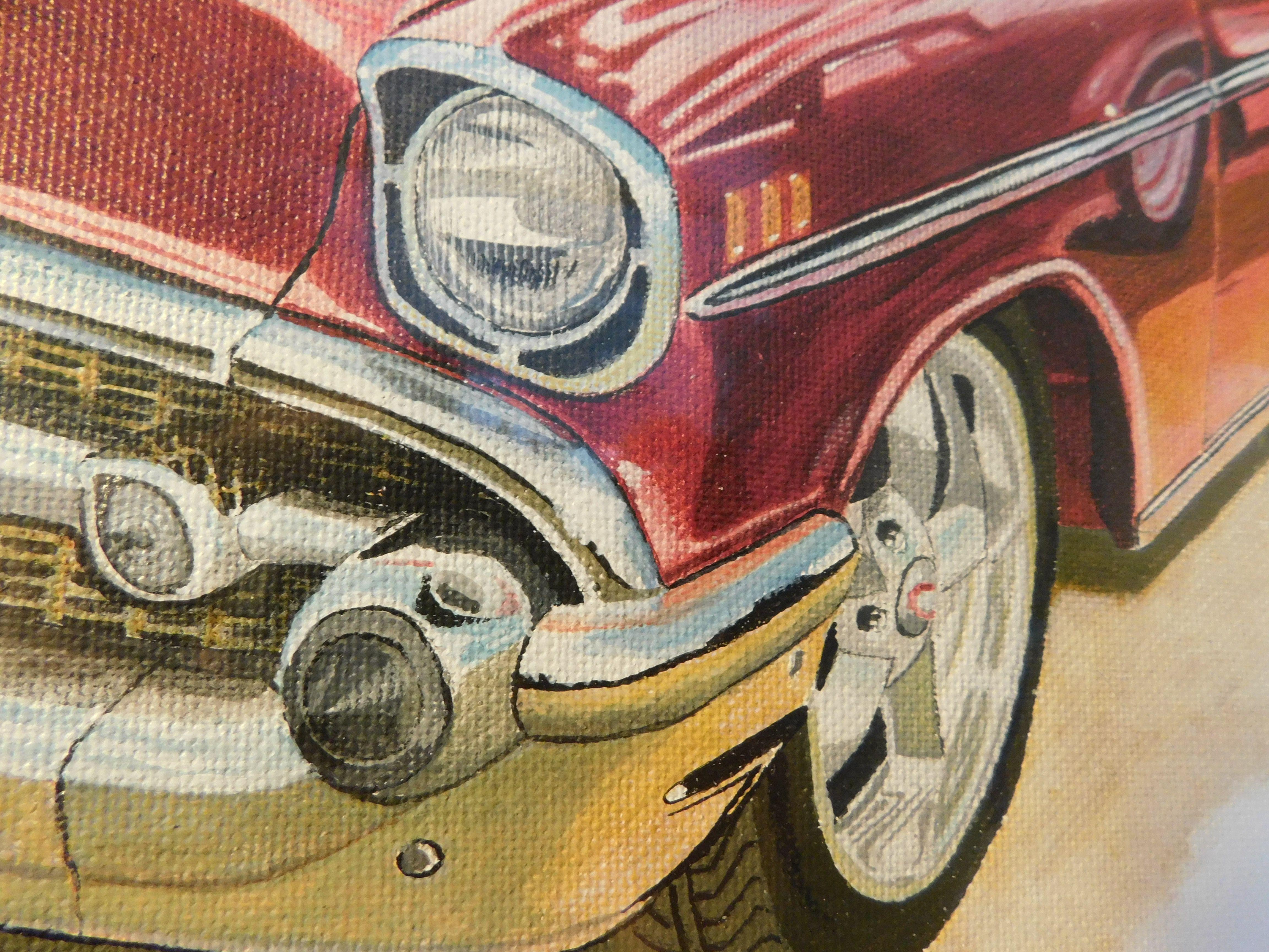 Chevrolet Nomad, Gemälde, Acryl auf Leinwand (Fotorealismus), Painting, von Benjamin Self