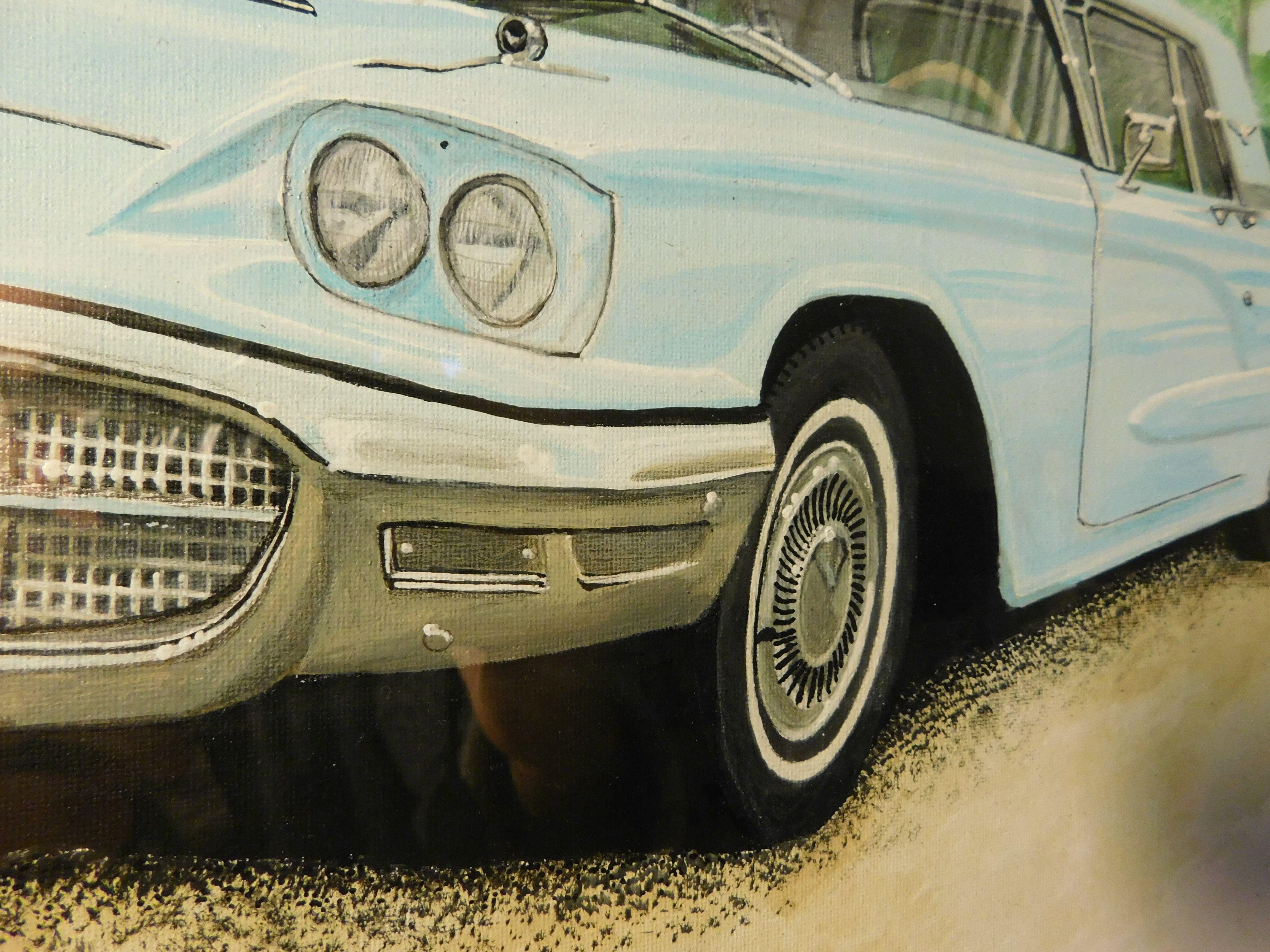 Thunderbird, Gemälde, Acryl auf Leinwand (Fotorealismus), Painting, von Benjamin Self