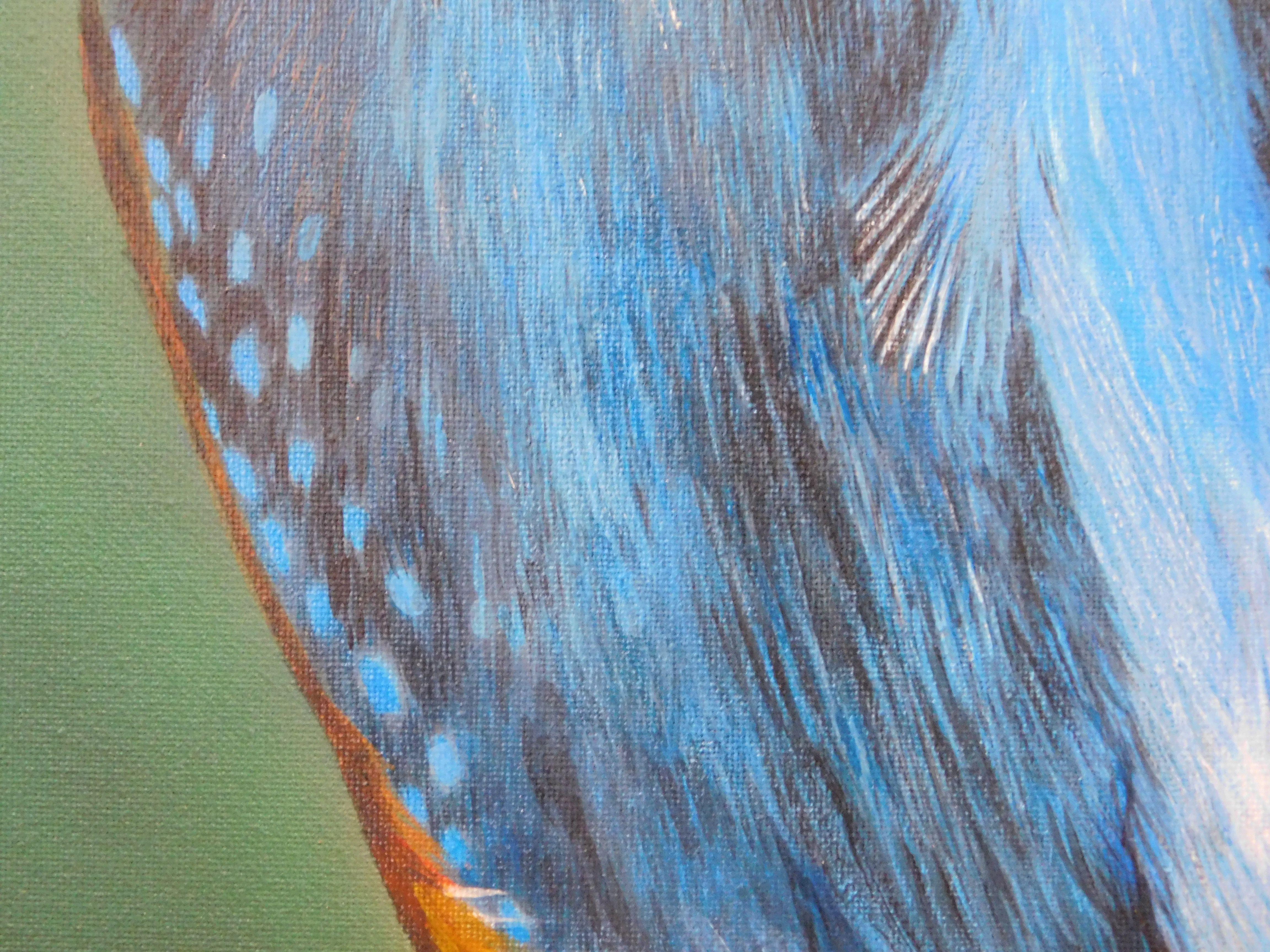Cuadro Martín pescador, Pintura, Acrílico sobre lienzo en venta 1