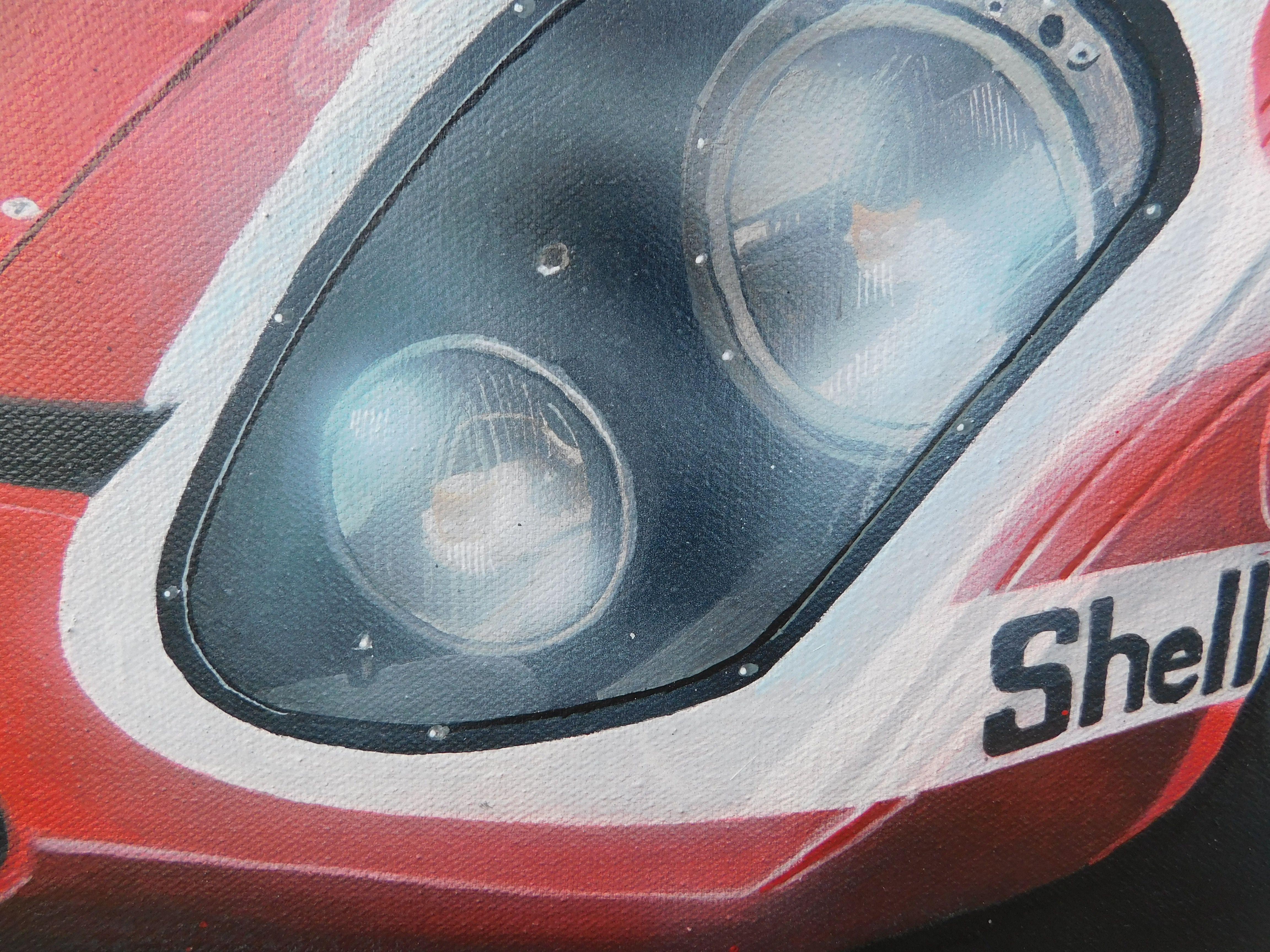 Porsche 917K Salzburg, Gemälde, Acryl auf Leinwand im Angebot 2