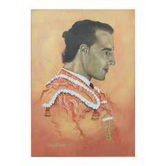 "Fandino" Colorful Modern Spanish Matador Iván Fandiño Portrait