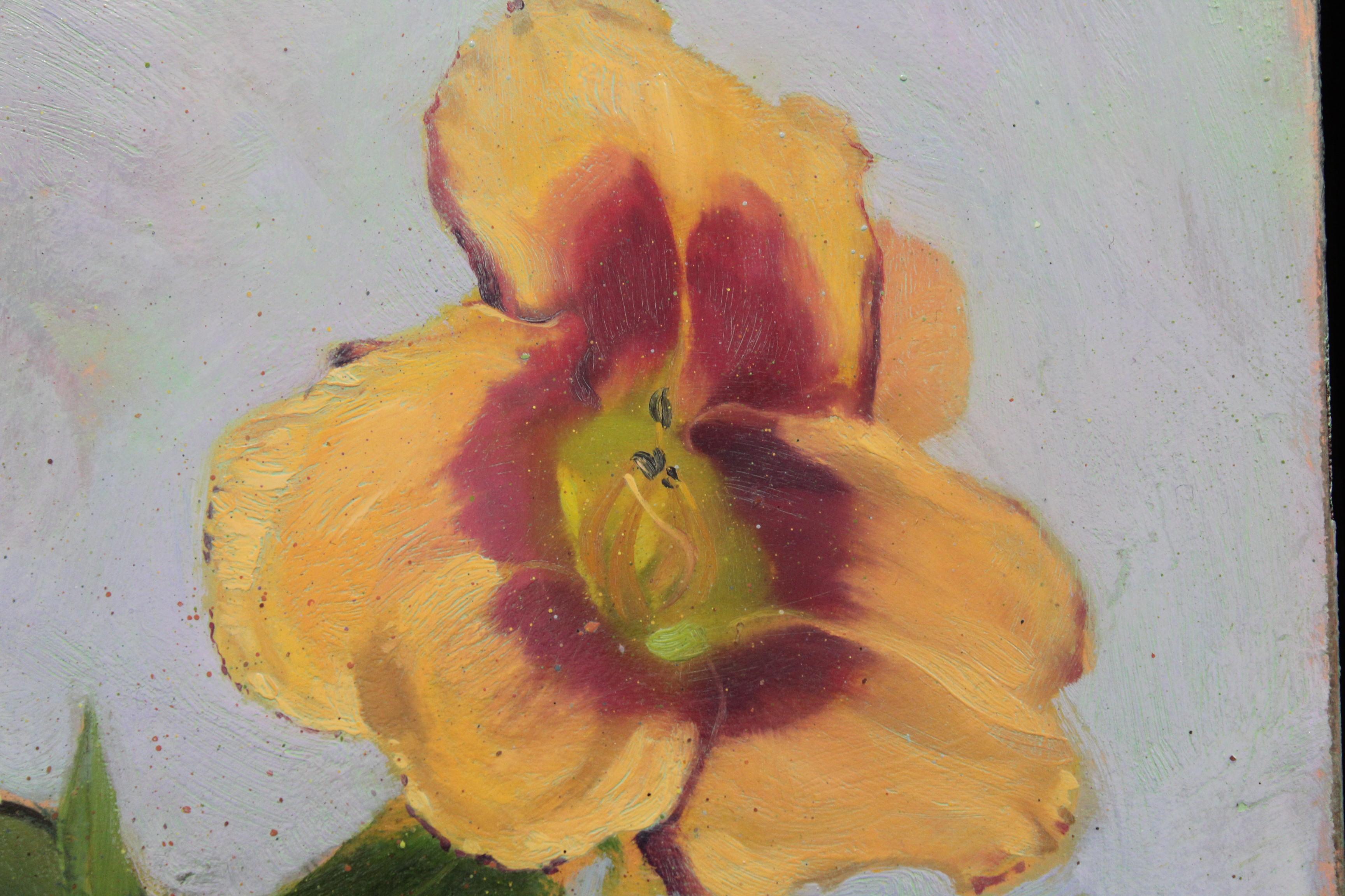 Day Lilies with Day Lily Painting For Sale 3