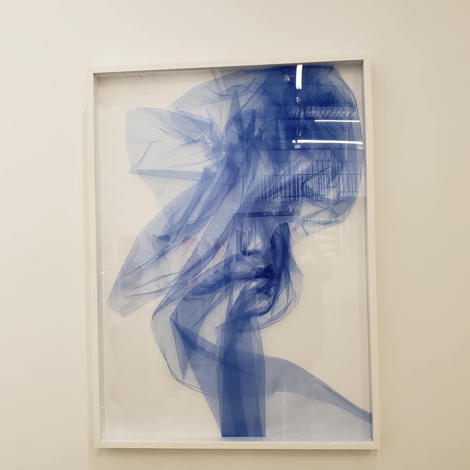 FLOW, Mantra Series
Tulle on canvas

Award-winning artist and designer, Benjamin Shine has established a multi-disciplined creative approach dedicated to challenging perceptions through original constructional ideas and craftsmanship. Following his