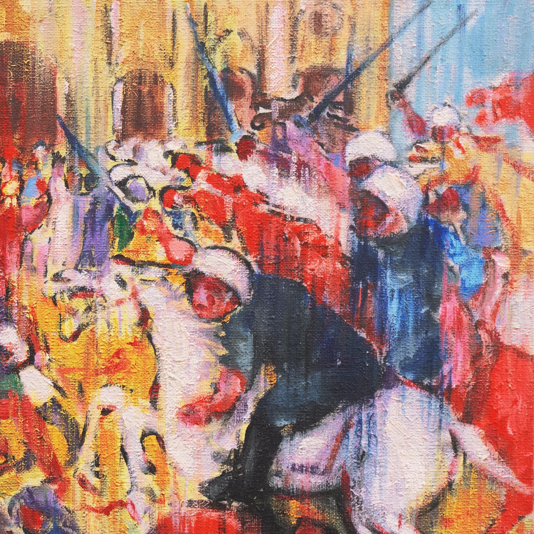 Signée en bas au centre avec le monogramme de l'artiste, 