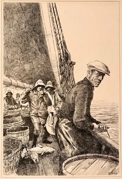 Cod Fishing From the Boat