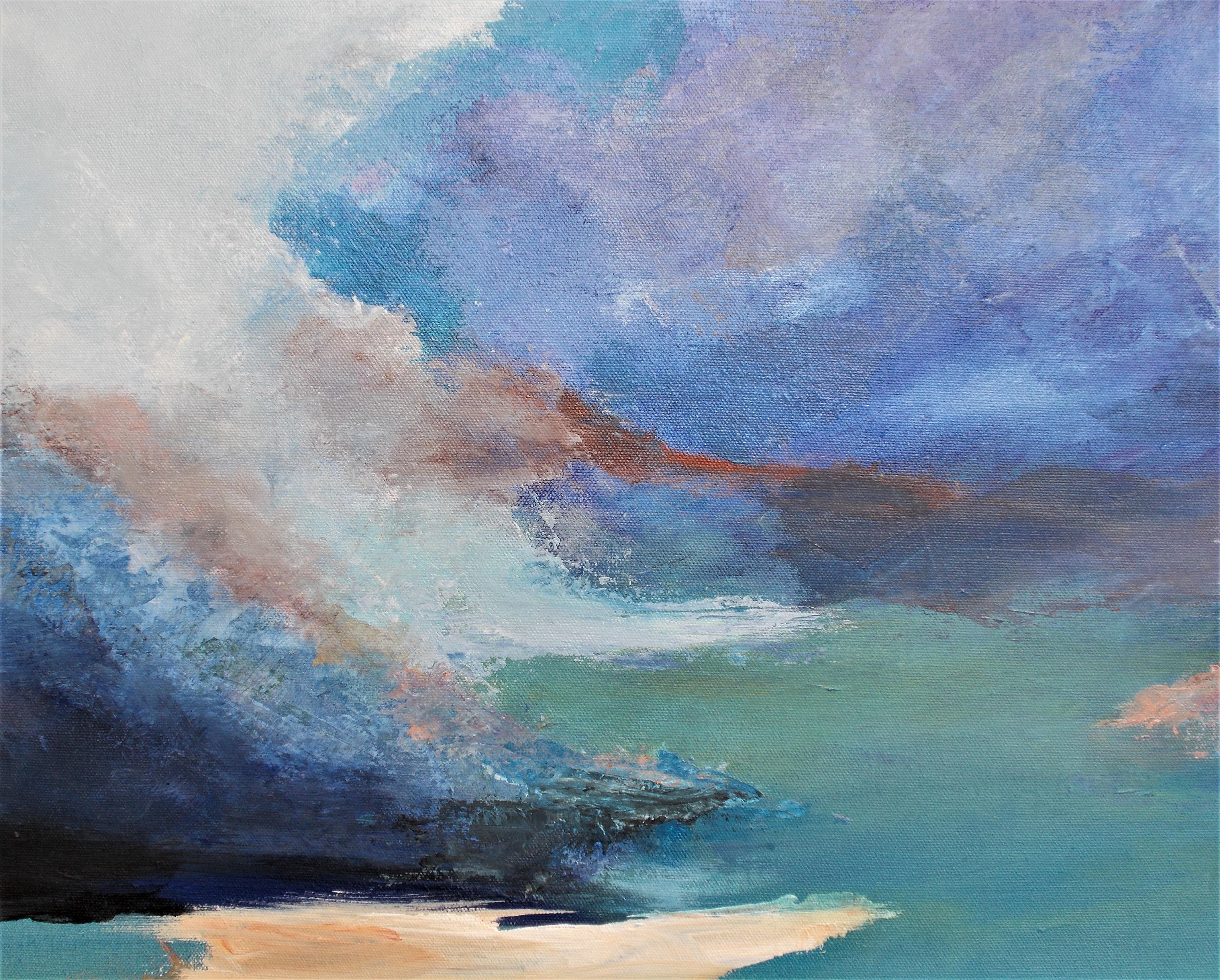 New Horizon, Abstract Painting For Sale 3