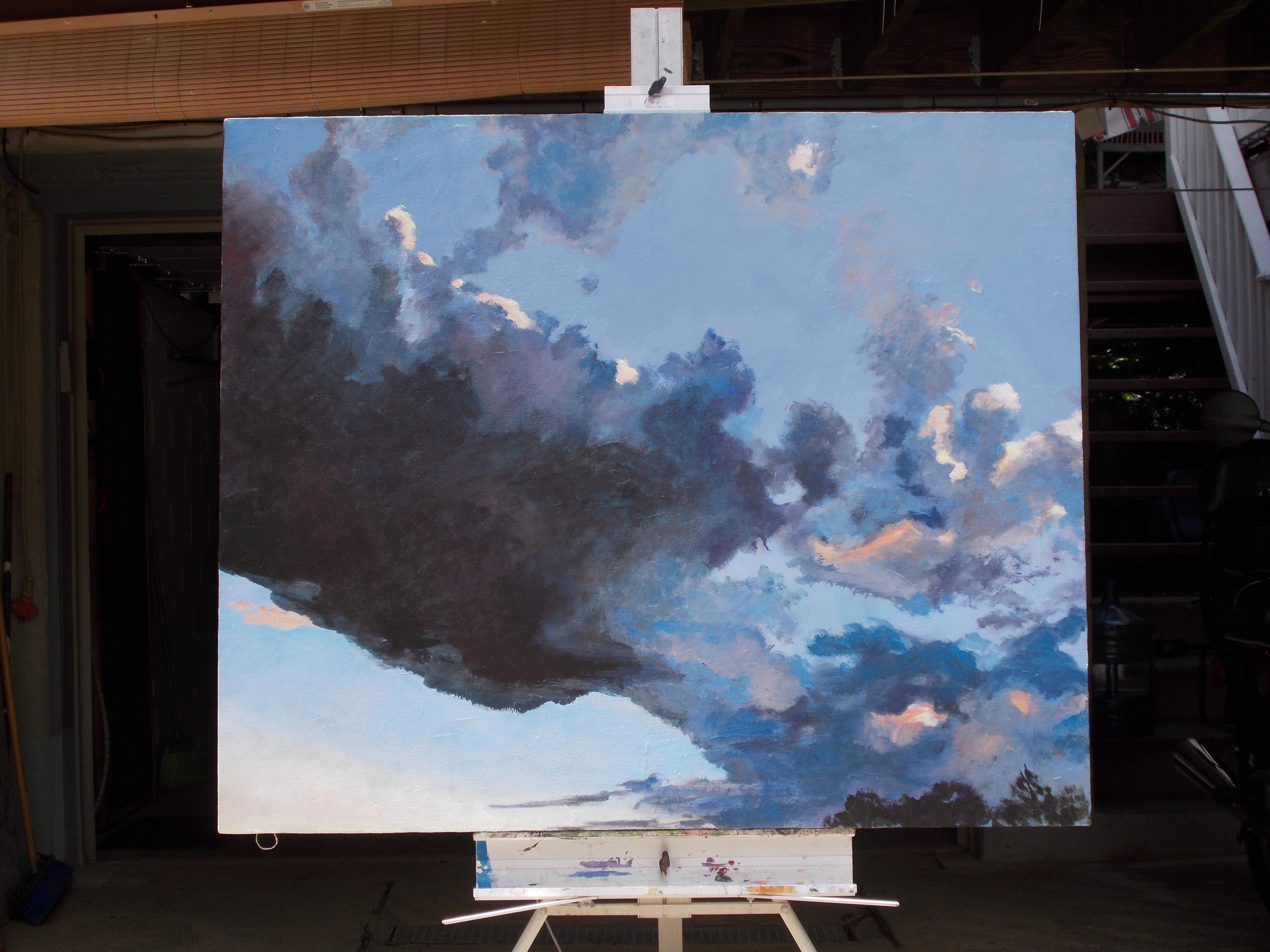 Sky Battle - Painting by Benjamin Thomas