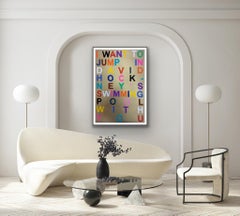 I Want To Jump In David Hockney's Swimming Pool With You (Goldes), Pop art, Lettre
