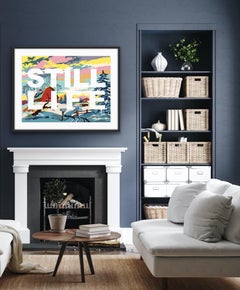 Nature morte, Pop Art, Impression de natures mortes contemporaines brillantes, Impression fantaisie