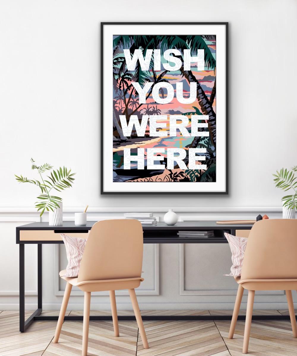 Wish You Were Here  - Print by Benjamin Thomas Taylor