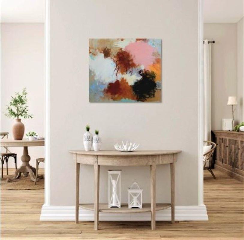 From Light to Chaos is an abstract painting by Spanish painter Benjamin Torcal Torres. Viewing Benjamin's works give a calming feel all due to his use of soothing, muted and peaceful colors.

Benjamin's colors have rich connotation without a
