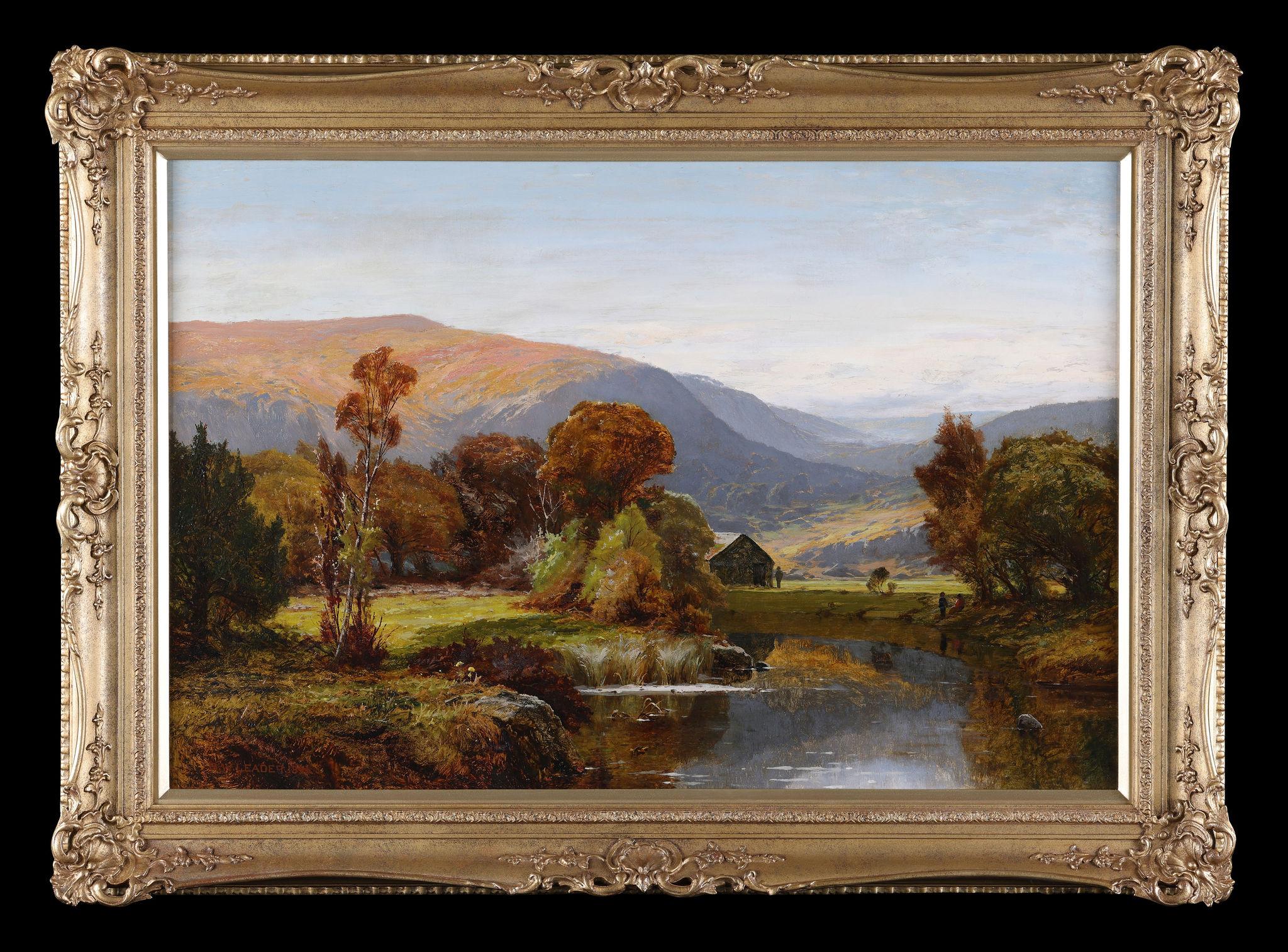 At Capel Curig, North Wales  - Painting by Benjamin W Leader