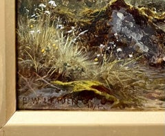 Una mañana brumosa en las colinas galesas