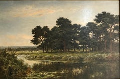 Benjamin Williams Leader, landscape, date 1917.