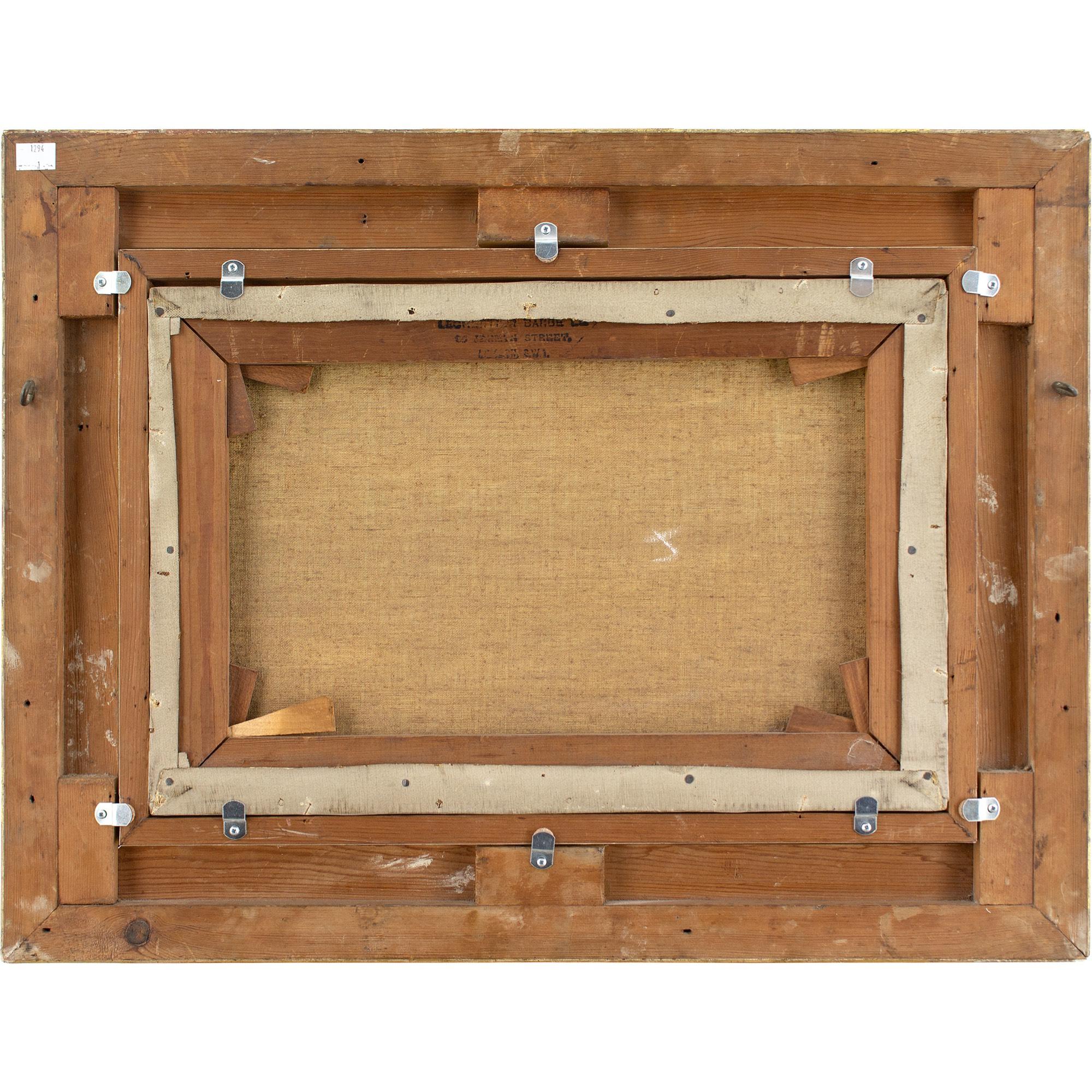 Benjamin Williams Leader RA, Vista costiera con dune di sabbia, pittura ad olio antica 6
